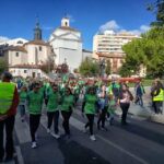 Medio millar de vecinos de Campos y Torozos se unen a la marea verde vallisoletana