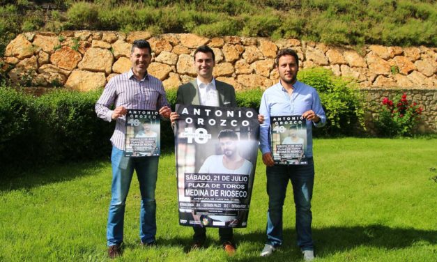Antonio Orozco actuará en Rioseco el próximo 21 de julio
