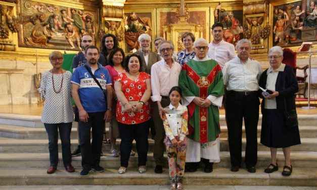 El dominico Arribas Monte celebra en Rioseco los 50 años de su ordenación