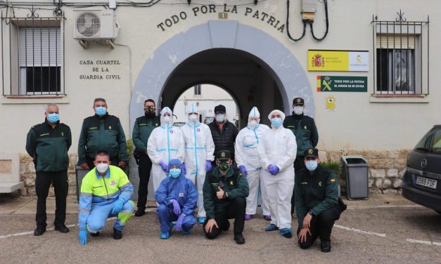 Realizan el test PCR a medio centenar de agentes de la Guardia Civil en Rioseco