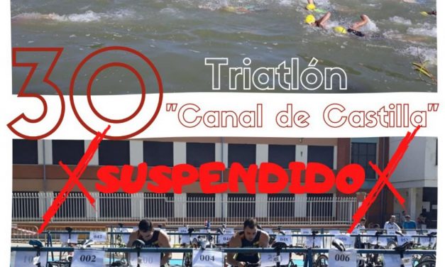 Rioseco cancela el triatlón Canal de Castilla y sus campamentos de julio