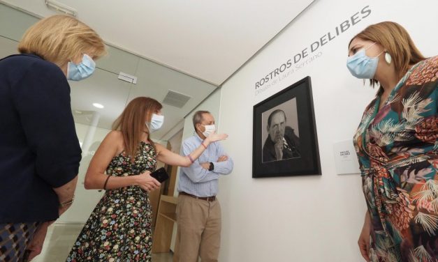 La Diputación de Valladolid inaugura en la Villa del Libro la exposición ‘Rostros de Delibes’