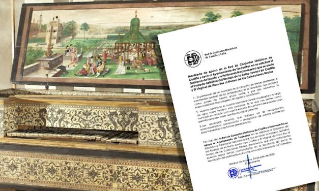 La Red de Conjuntos Históricos de Castilla y León apoya al Ayuntamiento de Tordesillas en su solicitud al Gobierno de España y a Patrimonio Nacional para que se anule el traslado definitivo del Realejo de la Reina Juana I de Castilla y El Virginal de Hans Bos al Museo de las Colecciones Reales