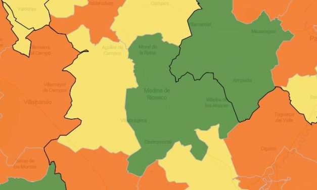 Las zonas de salud de la zona intercambian sus colores en el mapa del coronavirus