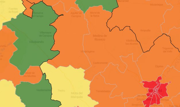Villalpando, única zona del territorio en verde en el mapa del coronavirus