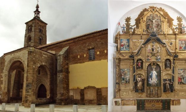La iglesia de Santa María del Rio de Castroverde de Campos acoge hoy una jornada de puertas abiertas sobre el proceso de restauración del retablo mayor