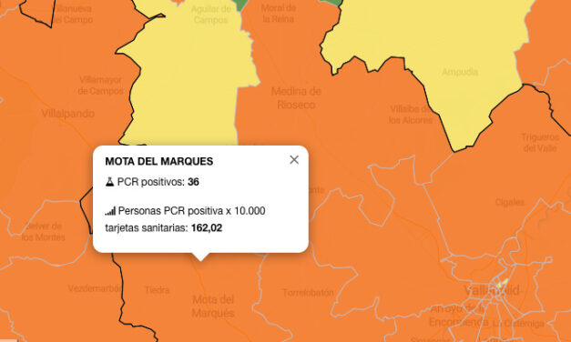La zona básica de salud de Mota del Marqués incrementa los contagios hasta 36 en siete días