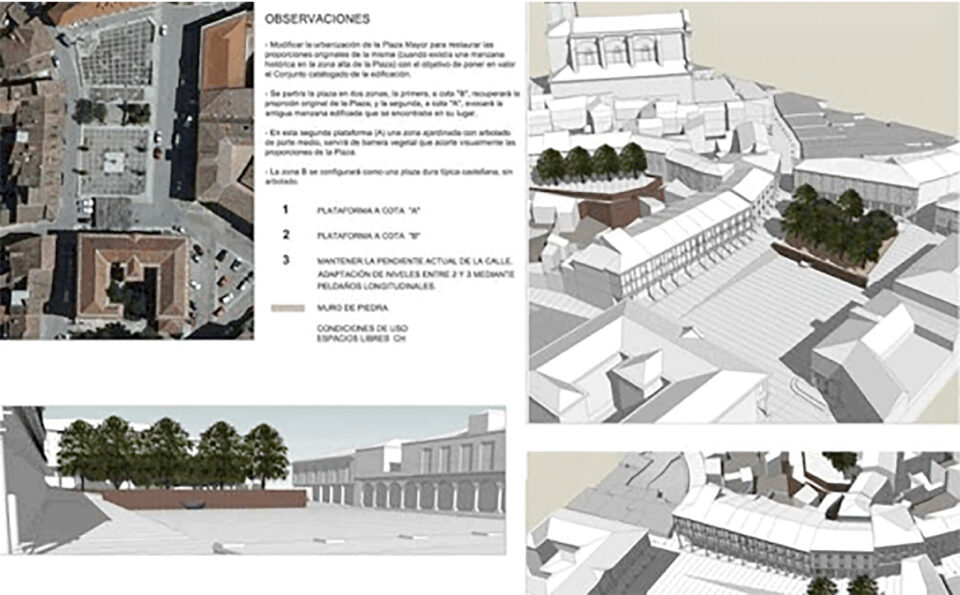 Las obras de reurbanización de la Plaza Mayor de Rioseco comenzarán el lunes 18 de julio