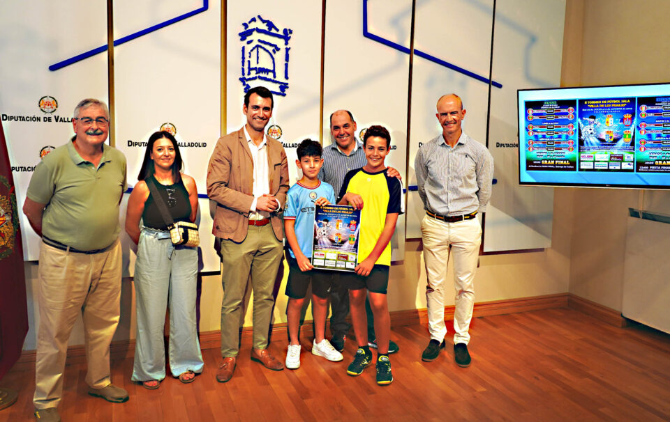 El II Torneo de fútbol sala ‘Villa de los Frailes’ se presenta en la Diputación de Valladolid