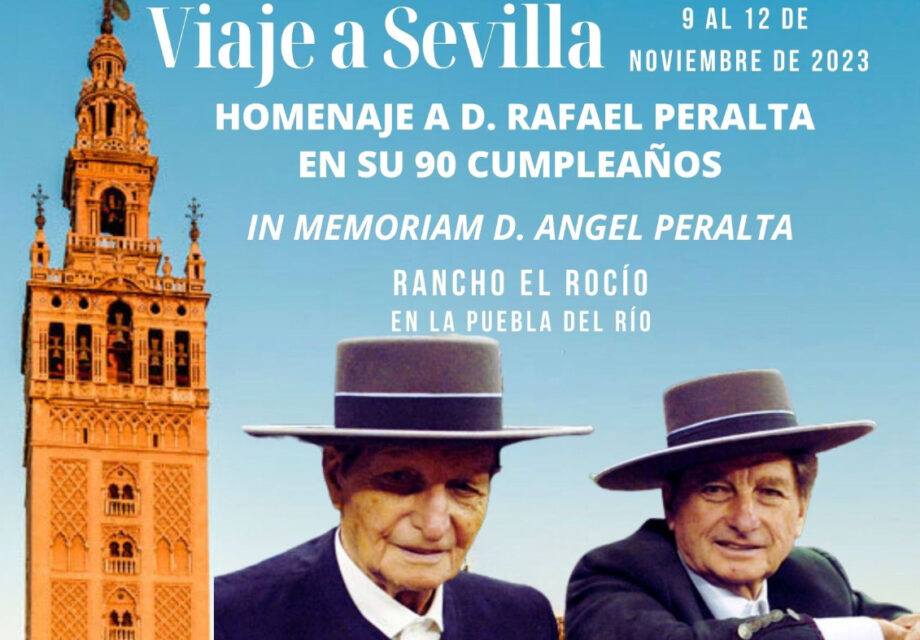 Rioseco organiza un viaje en homenaje a Rafael Peralta en su 90 cumpleaños
