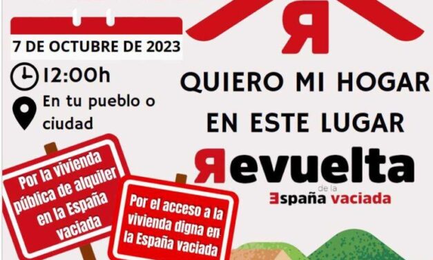 Los pueblos reclamarán este sábado viviendas dignas en igualdad para el medio rural