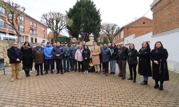 Homenaje en Medina de Rioseco a las víctimas y caídos por el terrorismo