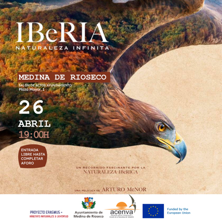 ACENVA ofrece de forma gratuita en Rioseco el documental ‘Iberia, naturaleza infinita’