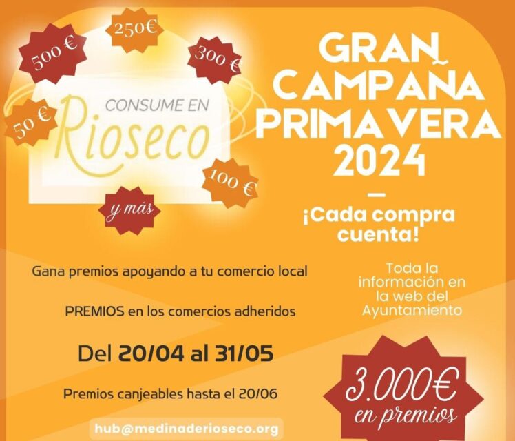 El Ayuntamiento de Medina de Rioseco fomenta el consumo local con la campaña ‘Consume en Rioseco’