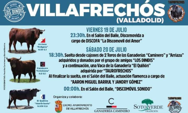 Villafrechós celebra este sábado un nuevo festejo taurino