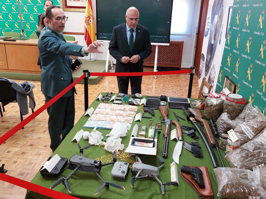 Desmantelado un punto de venta de droga en la localidad de Medina de Rioseco