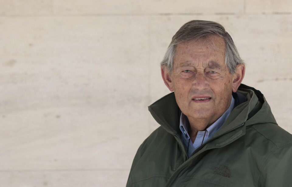 Charla y coloquio de Germán Delibes de Castro en Aguilar de Campos, Valladolid