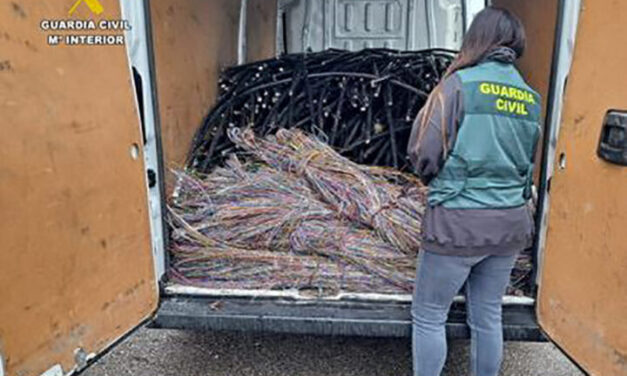 Detenidas cinco personas por robo de cable en Medina de Rioseco y otros pueblos de Valladolid y León