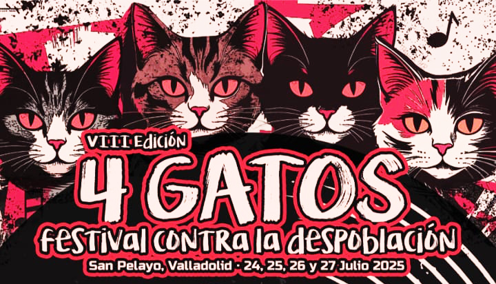 San Pelayo presenta el cartel de la octava edición del Festival 4 Gatos