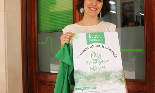 Rocío Martín colabora de forma altruista en la imagen promocional de la Marcha contra el Cáncer de Rioseco