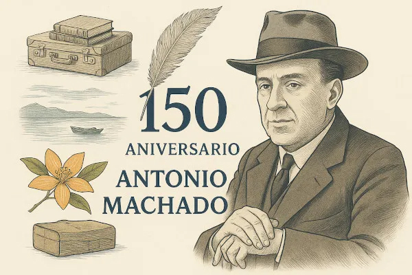 Aguilar de Campos celebra este domingo un recital de poesía por el 150 aniversario de Antonio Machado