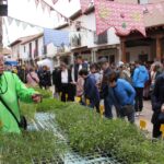 Todo listo en Ampudia para un Mercado de la Flor lleno de actividades