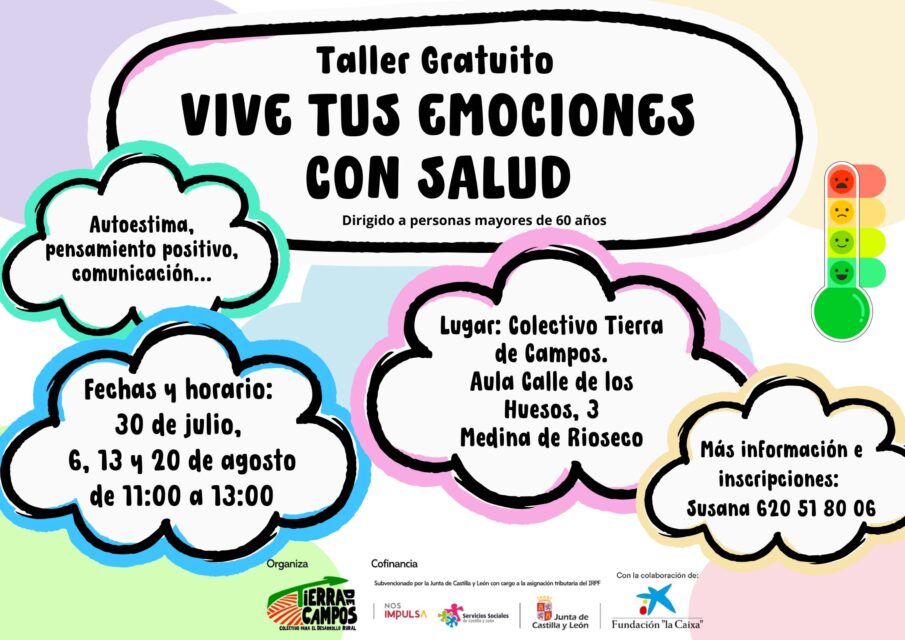 Medina de Rioseco acogerá un taller gratuito para fomentar el bienestar emocional de las personas mayores de 60 años
